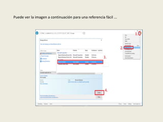 Puede ver la imagen a continuación para una referencia fácil ...
 