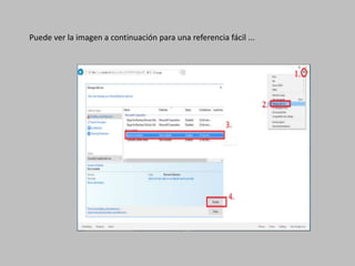 Puede ver la imagen a continuación para una referencia fácil ...
 