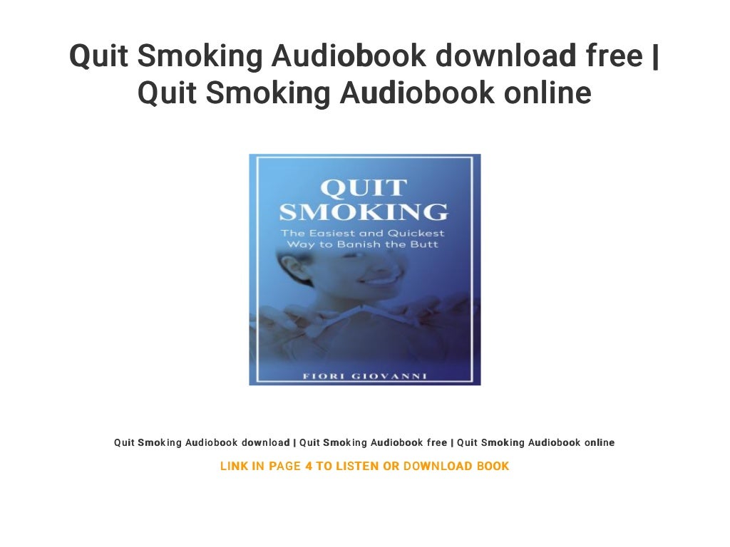 Quit Smoking Audiobook download free Quit Smoking Audiobook online