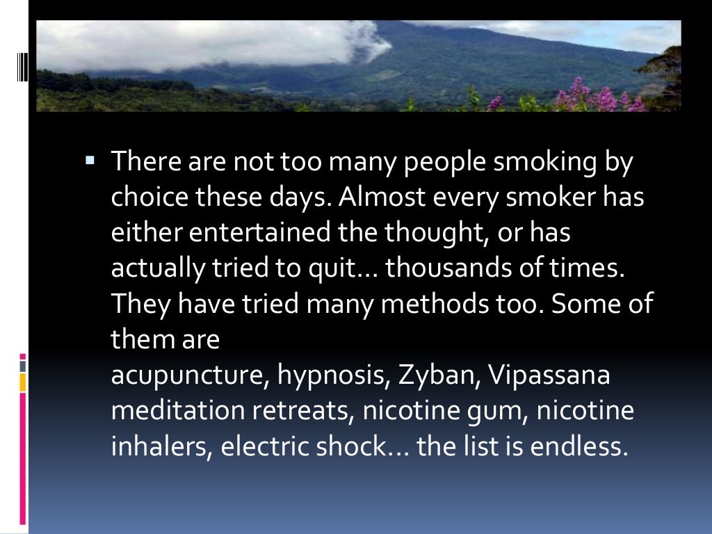 Quit smoking residential rehab