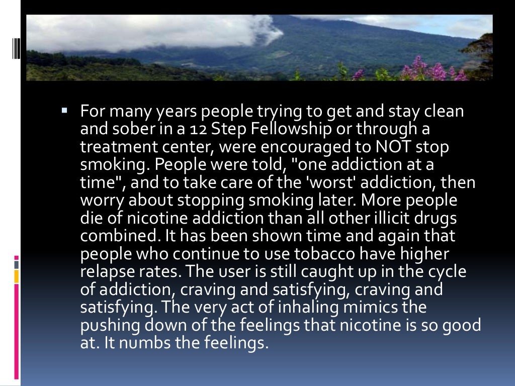 Quit smoking residential rehab