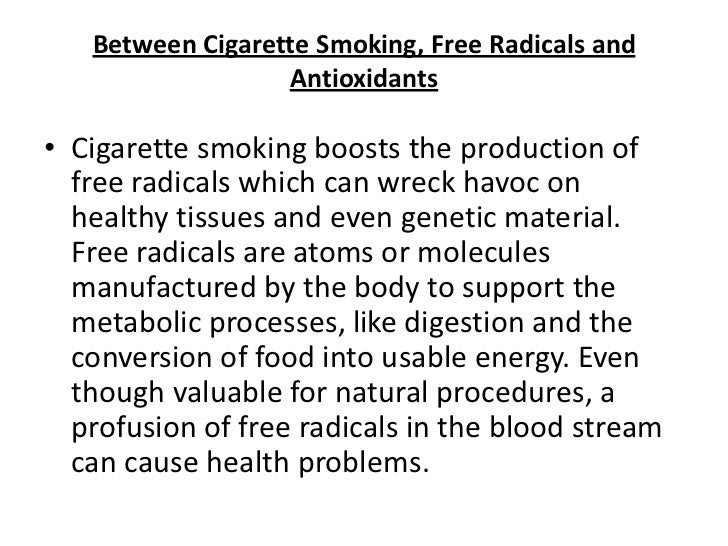 Quit smoking with vitamin e