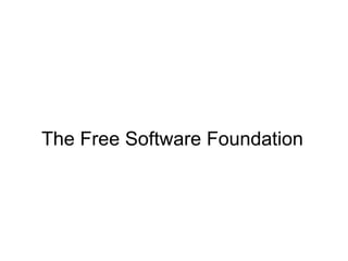 The Free Software Foundation 