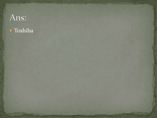 ToshibaAns: