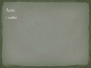 walletAns: