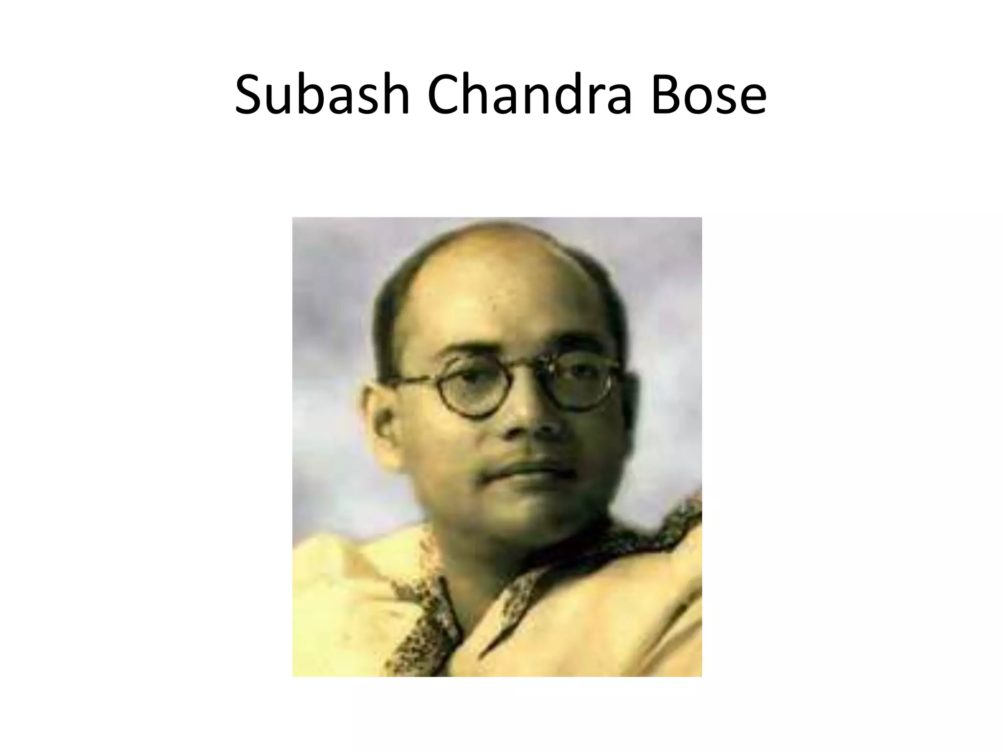 Subash Chandra Bose