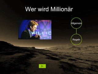 Wer wird Millionär Regeln Allgemein 