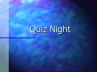 Quiz Night 