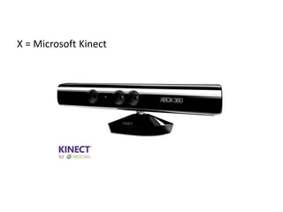 X = Microsoft Kinect
 