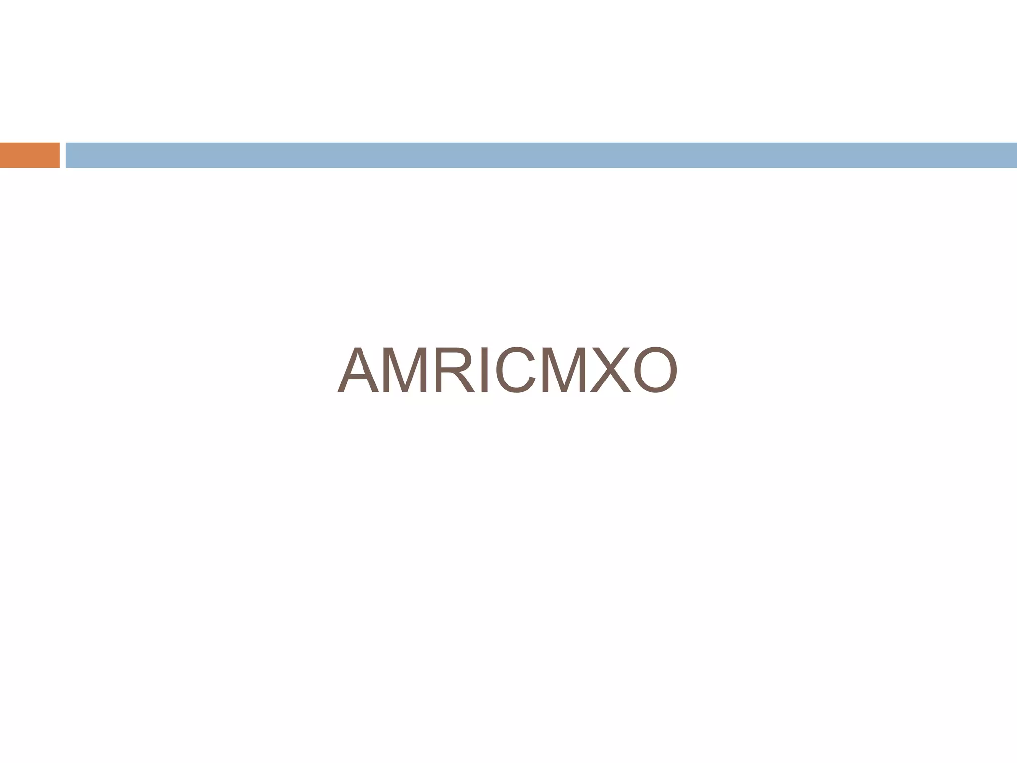 AMRICMXO

 