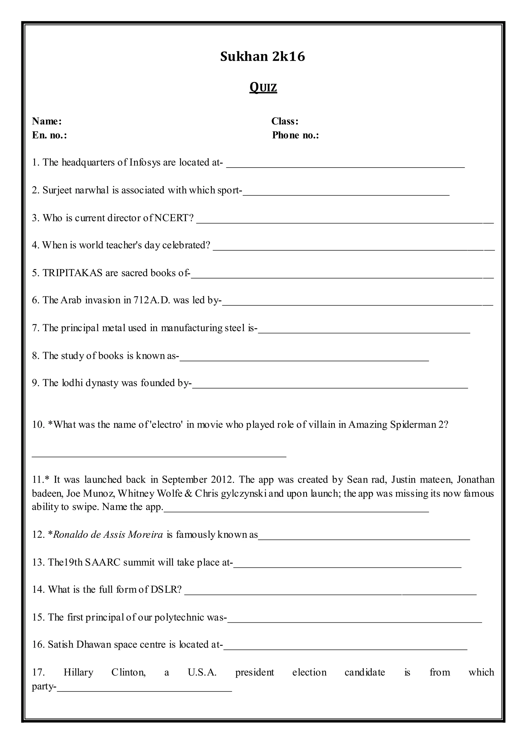 Quiz doc Free Download Quiz doc Free Download