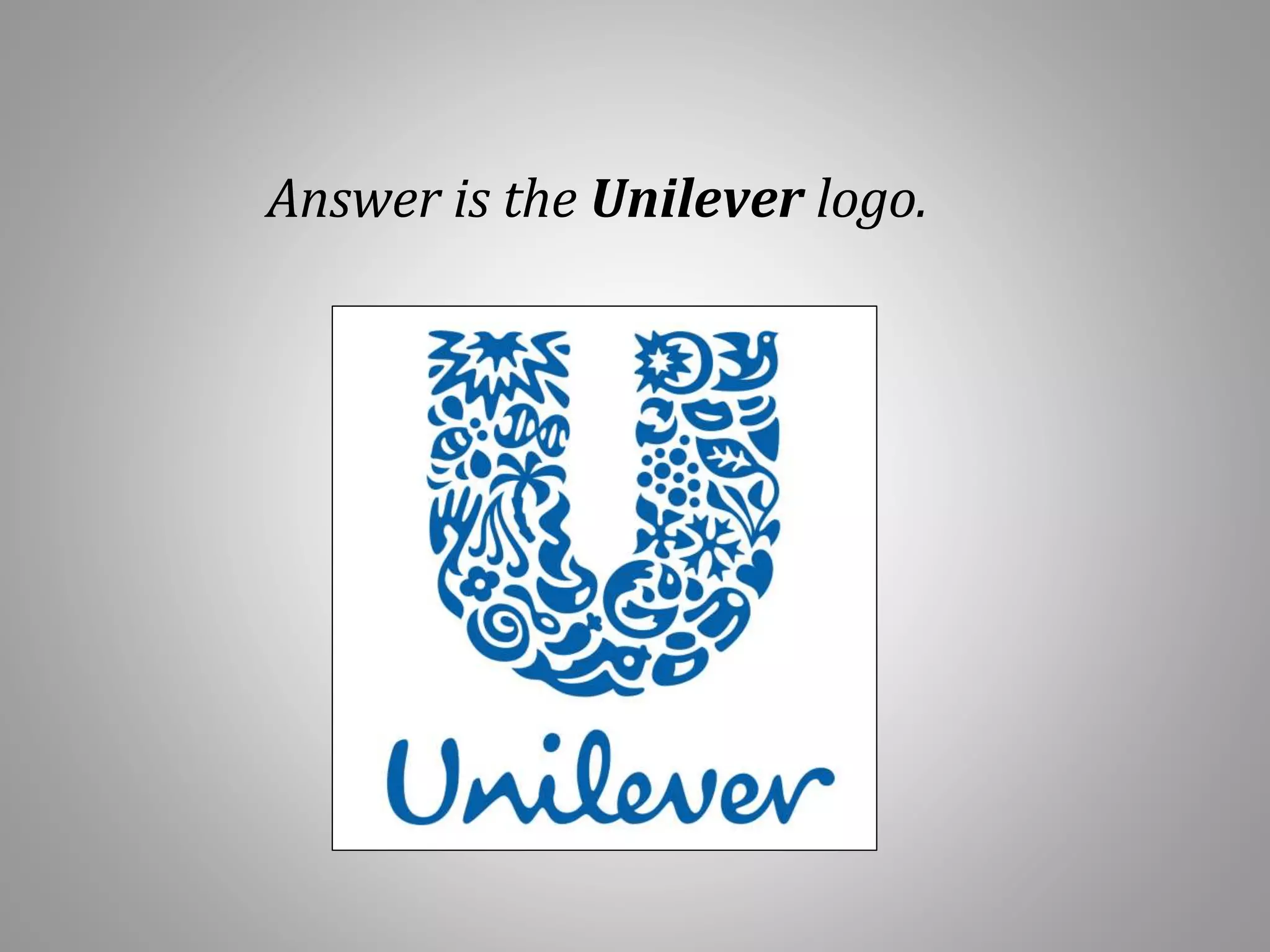 Answer is the Unilever logo.
 