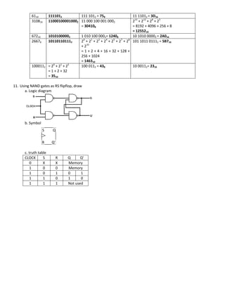 boolean algebra exercises | PDF