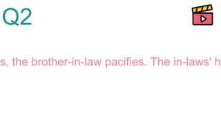 Q2
es, the brother-in-law pacifies. The in-laws' ho
 