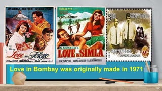 100
Love in Bombay was originally made in 1971
 