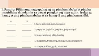 Quiz-3-FILIPINO-9.pdf Filipino quiz. Eks | PDF