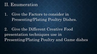 Quiz- Grade 10-plating and presebnting poultry and game dishes.pptx
