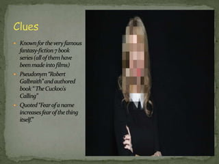 Quiz  guess the author