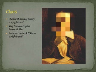 Quiz  guess the author