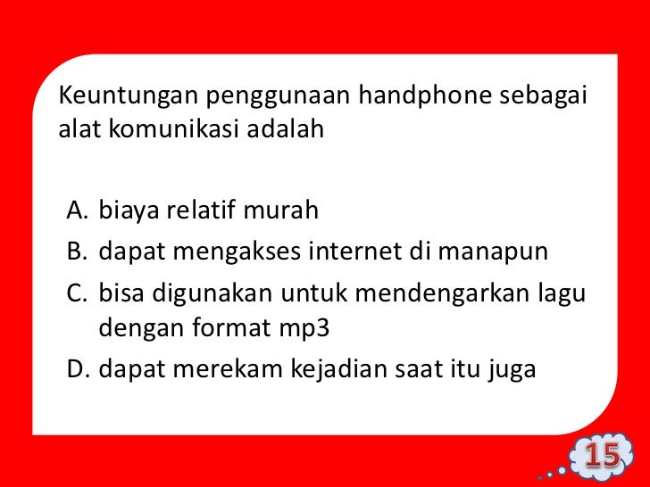 soal TIK SMP kelas 7 semester 1 2011