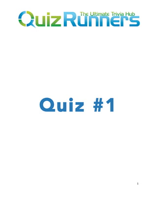 Tiebreaker Quiz Questions - Free Pub Quiz Trivia - Perfect For Any Event