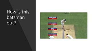How is this
batsman
out?
 