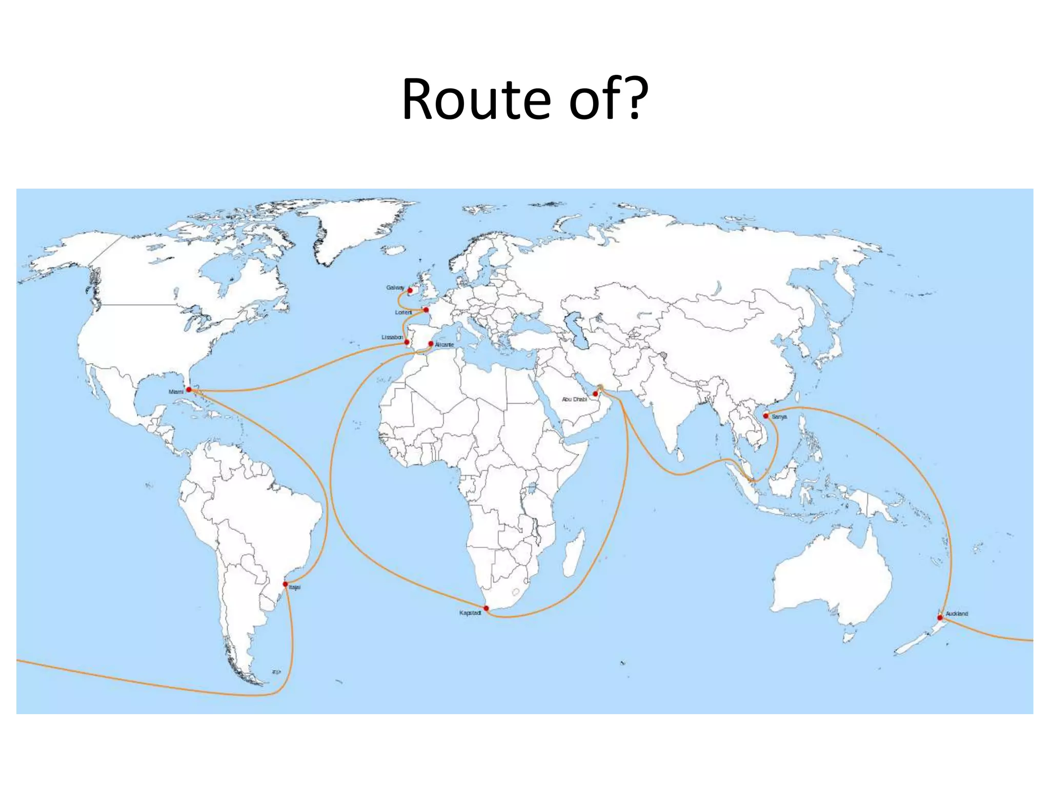 Route of?
 