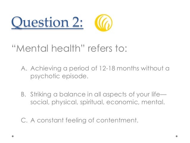 mental health quiz