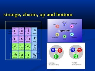 strange, charm, up and bottom 

 