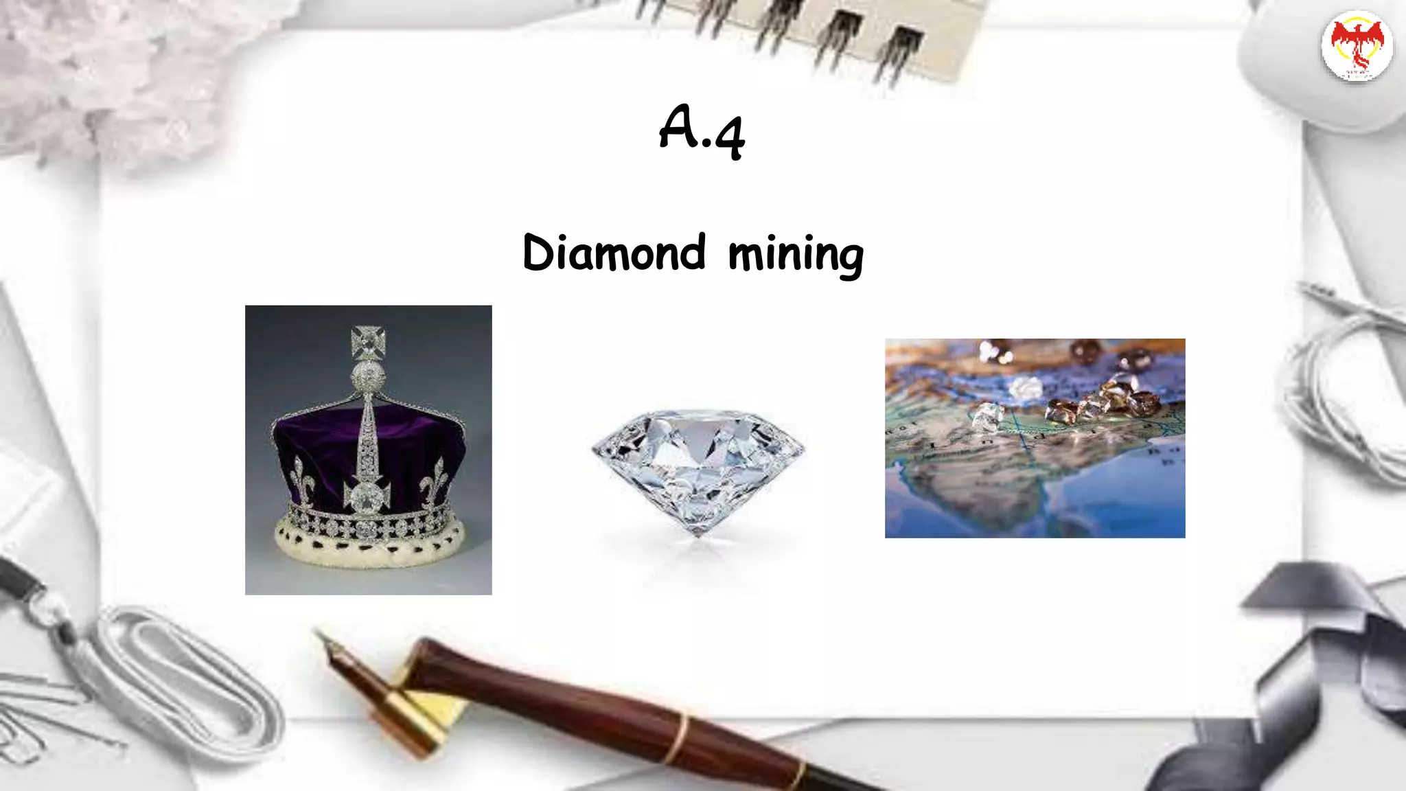 Diamond mining
A.4
 
