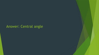 Answer: Central angle
 