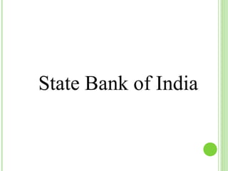 State Bank of India 