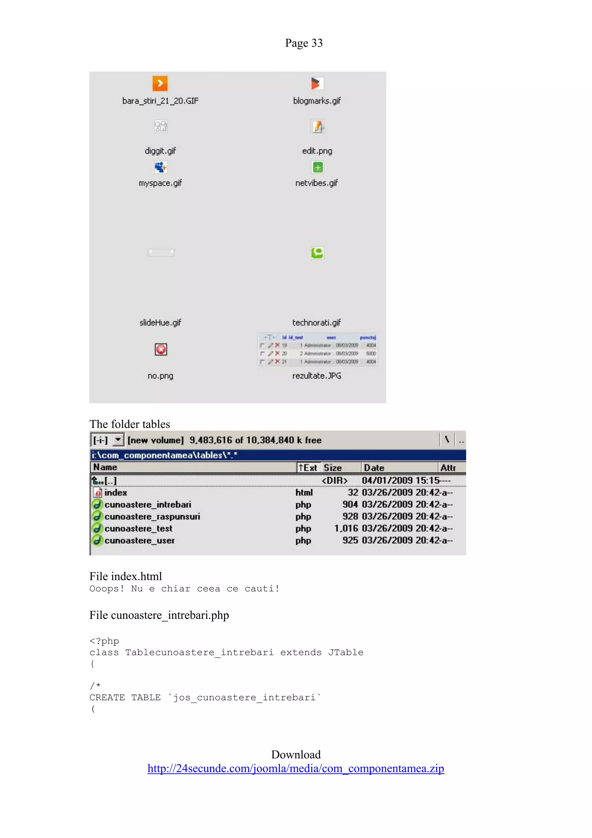 Quiz Component For Joomla