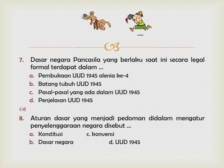 Quiz Dasar Negara Dan Konstitusi