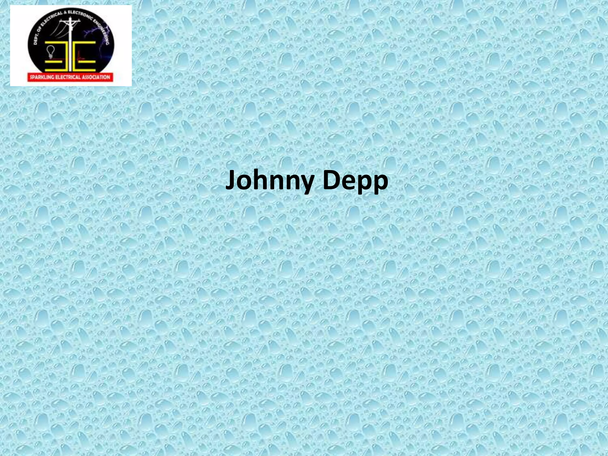 Johnny Depp
 