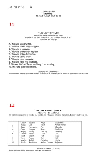 Quiz for all | DOC