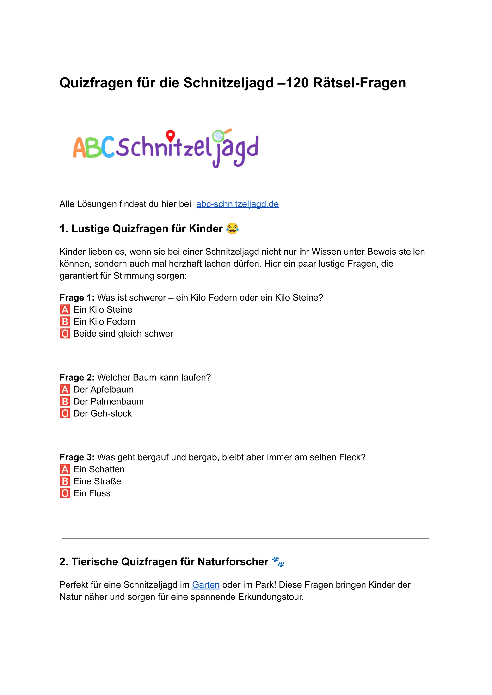 24 Quizfragen Für Erwachsene Quizfragen für die Schnitzeljagd –120 Rätsel-Fragen.pdf