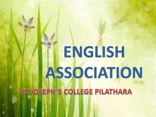 ENGLISH ASSOCIATION
 