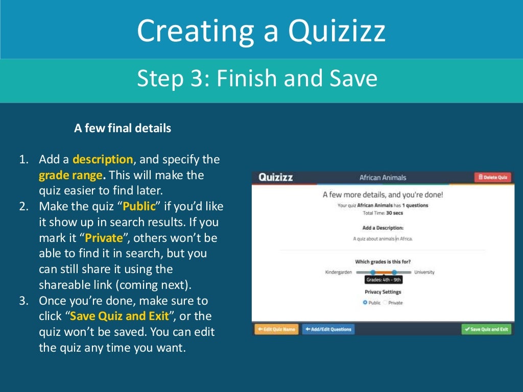 Quizizz Presentation