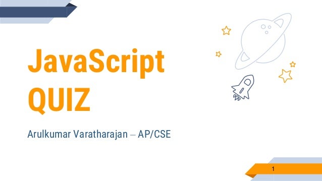 Quiz javascript