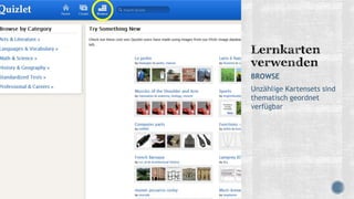 BROWSE
Unzählige Kartensets sind
thematisch geordnet
verfügbar
 