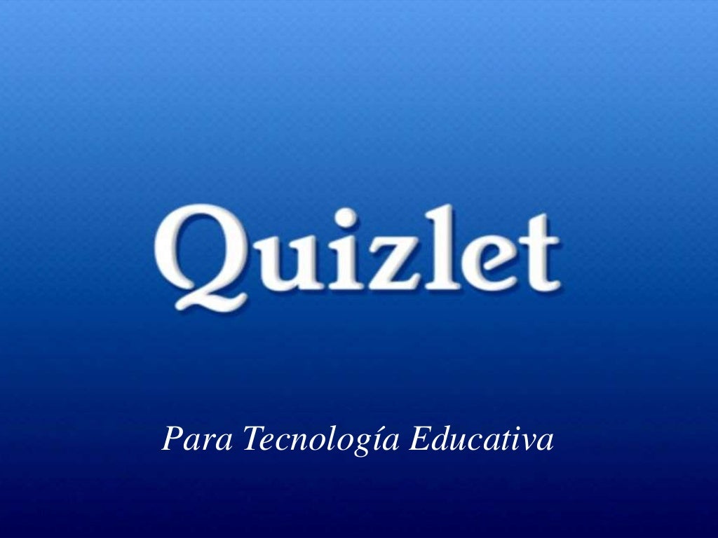 Quizlet Aplicacion