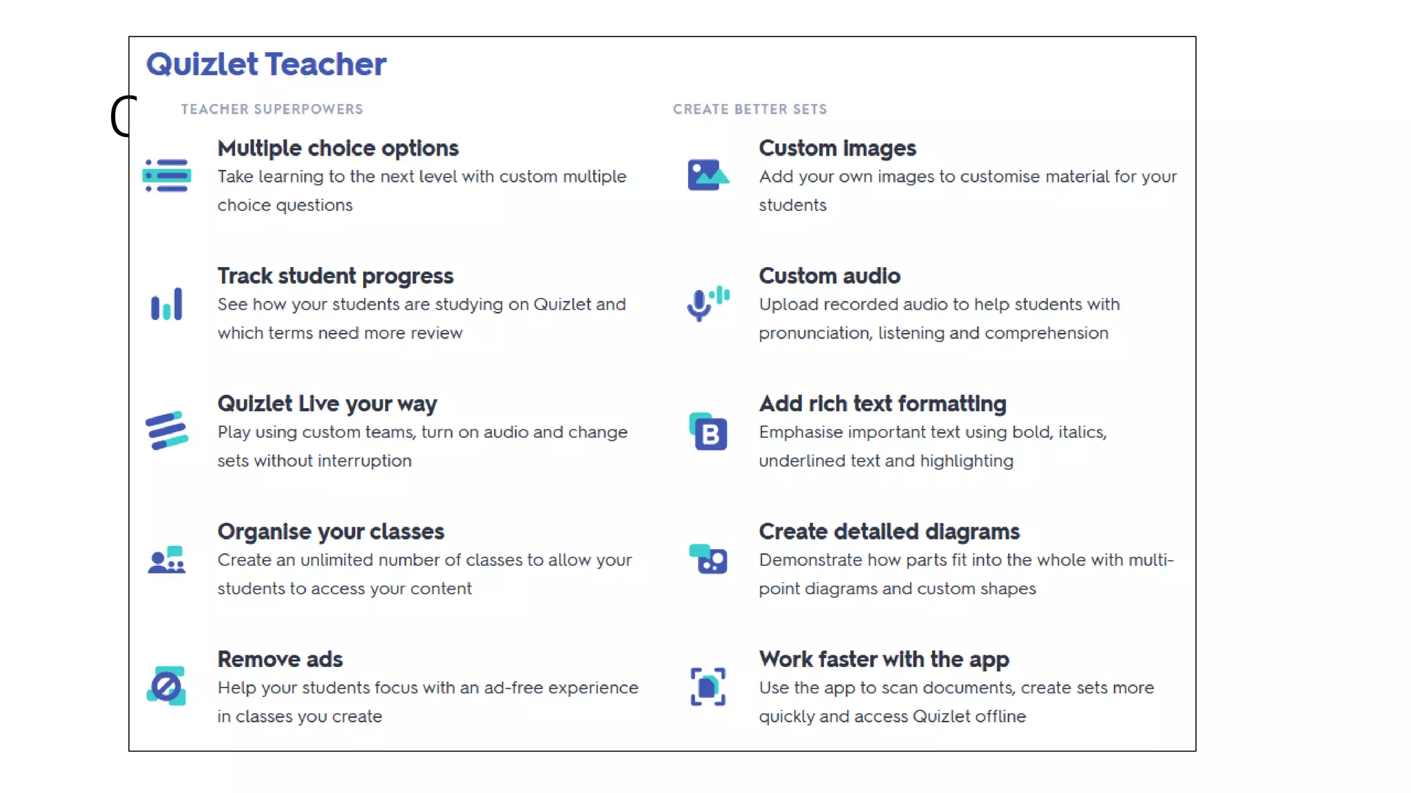 Quizlet Teacher
 