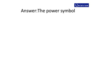 Answer:The power symbol
 