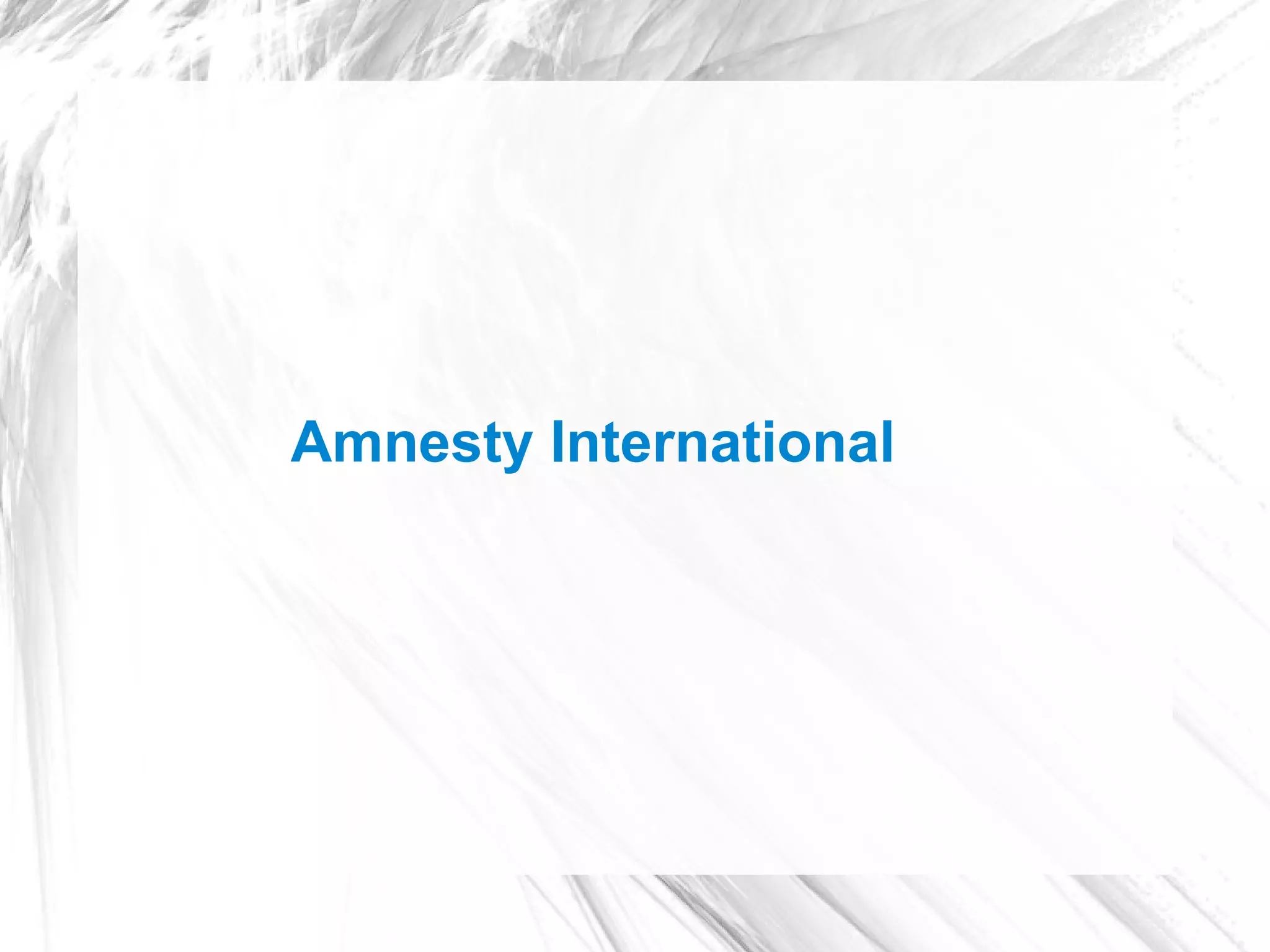 Amnesty International
 