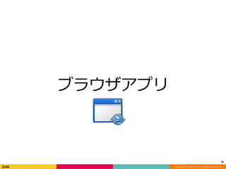 Copyright (C) DeNA Co.,Ltd. All Rights Reserved. 
ブラウザアプリ 
36 
 