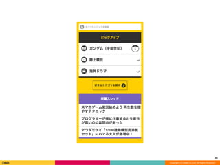 41 
Copyright (C) DeNA Co.,Ltd. All Rights Reserved. 
 