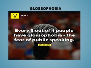 GLOSSOPHOBIA
 
