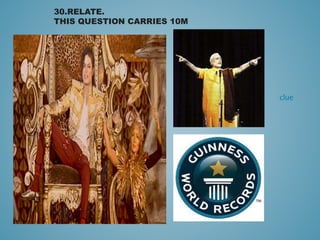 30.RELATE.
THIS QUESTION CARRIES 10M
clue
 