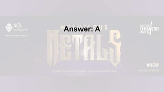 Answer: A
 